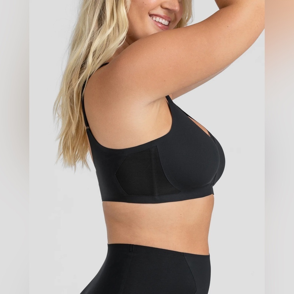 HoneyLove CrossOver Bra Black Size XL - Picture 2 of 8